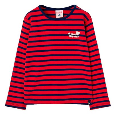 тениска,мъжки,тениски,дамски,тениски,boboli,404053,long,sleeve,t,shirt,red,(stripes)