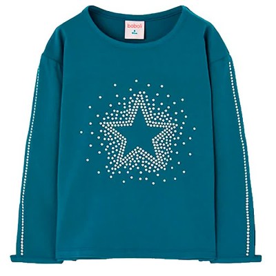 тениска,мъжки,тениски,дамски,тениски,boboli,434045,long,sleeve,t,shirt,blue,(forest)
