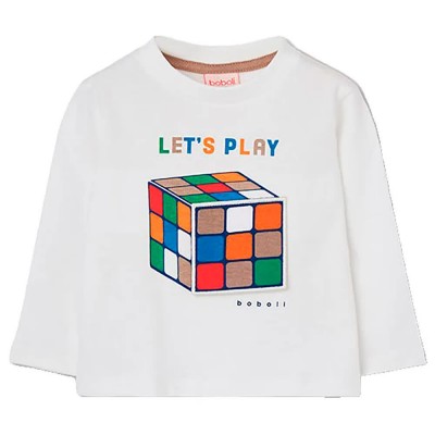 тениска,мъжки,тениски,дамски,тениски,boboli,504054,long,sleeve,t,shirt,white,(off,white)