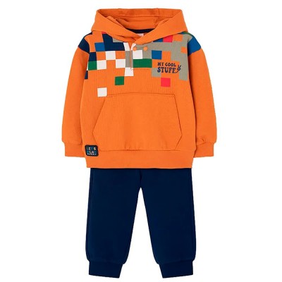 анцуг,детски,анцузи,boboli,504155,tracksuit,orange,(caramel)