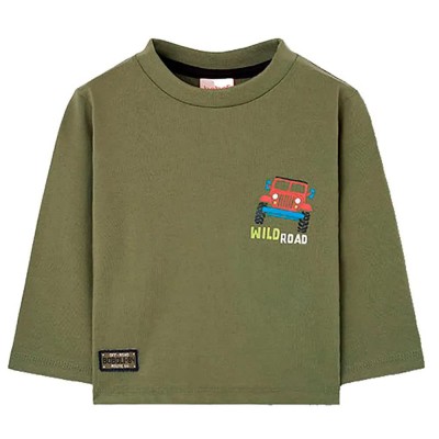 тениска,мъжки,тениски,дамски,тениски,boboli,544126,long,sleeve,t,shirt,green,(ike)