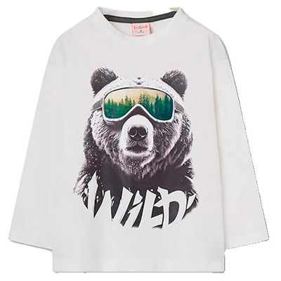 тениска,мъжки,тениски,дамски,тениски,boboli,614012,long,sleeve,t,shirt,white,(off,white)
