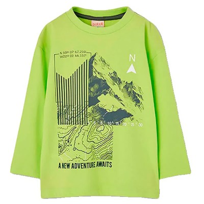 тениска,мъжки,тениски,дамски,тениски,boboli,614056,long,sleeve,t,shirt,green,(anisette)