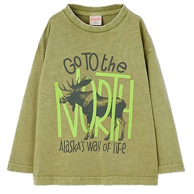 тениска,мъжки,тениски,дамски,тениски,boboli,614146,long,sleeve,t,shirt,green,(moss)