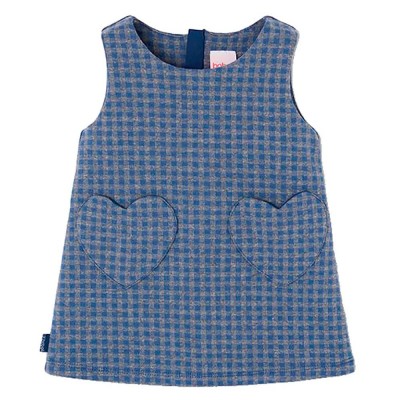 рокля,дамски,поли,и,рокли,boboli,734026,sleeveless,long,dress,blue,(checks)