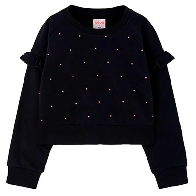 блуза,детски,блузи,boboli,774097,sweatshirt,black,(black)