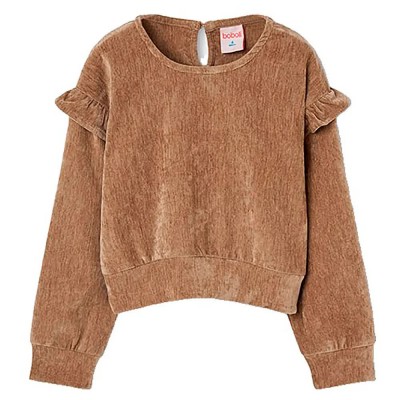 блуза,детски,блузи,boboli,784133,sweatshirt,brown,(beige)