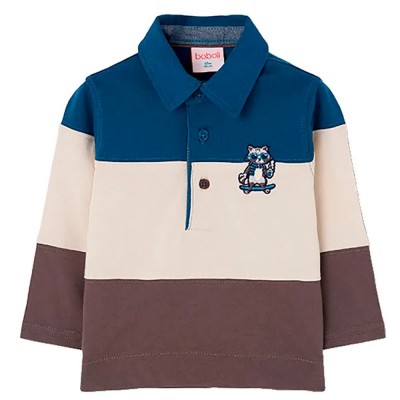 дамски,блузи,с,яка,мъжки,блузи,с,яка,boboli,814092,long,sleeve,polo,multicolor,(deep,blue)