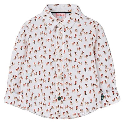 риза,с,дълъг,ръкав,дамски,ризи,мъжки,ризи,boboli,824015,long,sleeve,shirt,white,(print)
