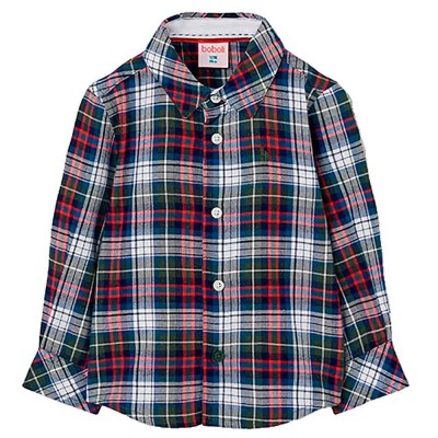 карирана,риза,дамски,ризи,мъжки,ризи,boboli,824037,long,sleeve,shirt,multicolor,(checks)