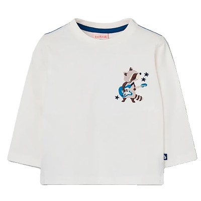 тениска,мъжки,тениски,дамски,тениски,boboli,814070,long,sleeve,t,shirt,white,(off,white)