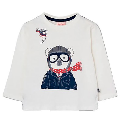 тениска,мъжки,тениски,дамски,тениски,boboli,834072,long,sleeve,t,shirt,white,(off,white)