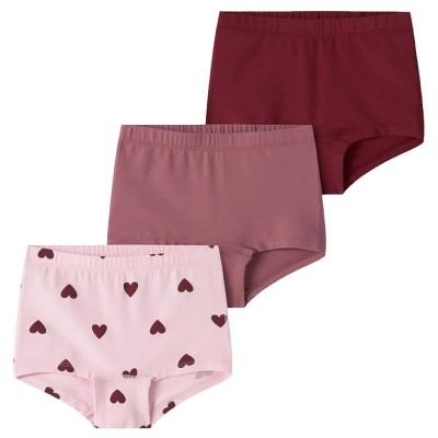 детско,бельо,name,it,cutie,heart,panties,3,units,multicolor,(parfait,pink,rumba,red,mauvewood)