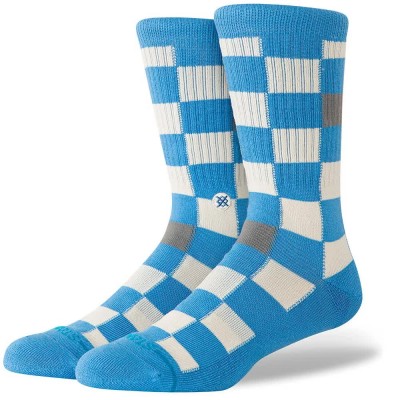 чорапи,мъжки,чорапи,дамски,чорапи,stance,chef,check,crew,socks,blue,(capri,blue)
