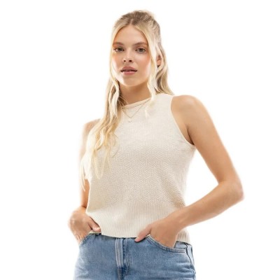 тениска,мъжки,тениски,дамски,тениски,siroko,ibz,lace,sleeveless,t,shirt,beige,(sand)