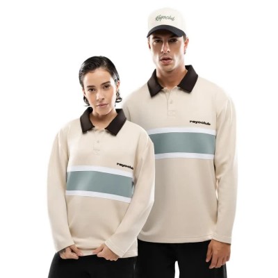 дамски,блузи,с,яка,мъжки,блузи,с,яка,siroko,rc,dribble,long,sleeve,polo,beige,(off,white)