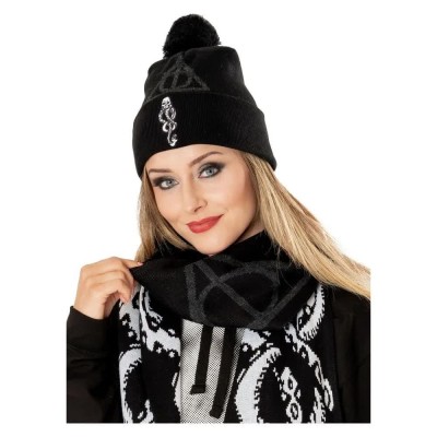 шапка,всички,шапки,cid,harry,potter,the,dark,mark,beanie,black,(black,green)
