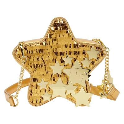 всички,чанти,loungefly,gold,stars,crossbody,golden,(black,gold)