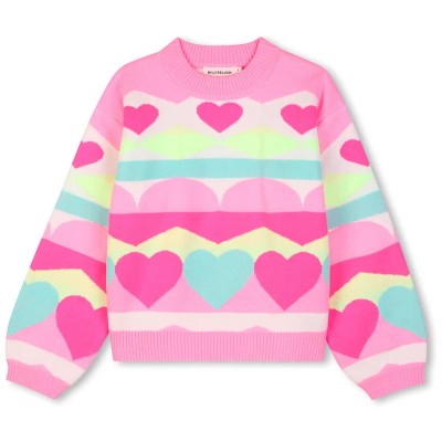 блуза,мъжки,пуловери,дамски,пуловери,billieblush,u22474,sweater,pink,(multicolor)