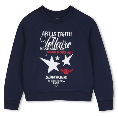 блуза,детски,блузи,zadig,&,voltaire,x60798,sweatshirt,blue,(marine)