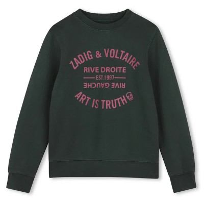 блуза,детски,блузи,zadig,&,voltaire,x60867,sweatshirt,green,(darkness)