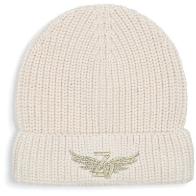 юношеска,шапка,всички,шапки,zadig,&,voltaire,x60875,junior,beanie,white,(raw)