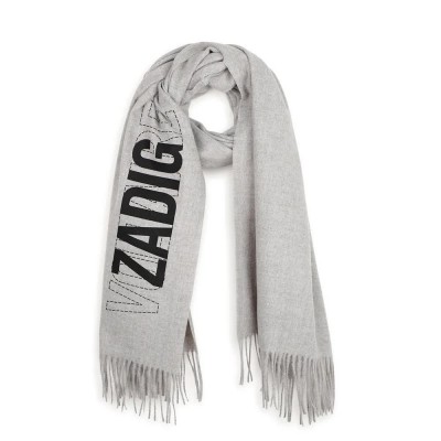 шал,ръкавици,шапки,и,шалове,zadig,&,voltaire,x60877,scarf,grey,(chinese,gray)