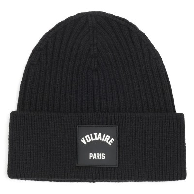 юношеска,шапка,всички,шапки,zadig,&,voltaire,x60884,junior,beanie,black,(black)