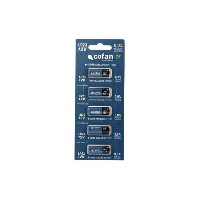 батерии,cofan,lr23,12v,alkaline,battery,5,units,clear,(blue)