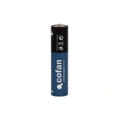батерии,cofan,plus,lr03,aaa,alkaline,battery,clear,(blue)