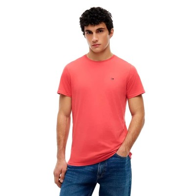 тениска,мъжки,тениски,дамски,тениски,tommy,jeans,dm0dm04411,short,sleeve,t,shirt,red,(anthem,red)