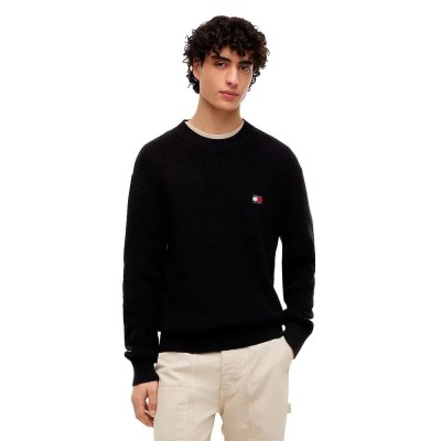 блуза,мъжки,пуловери,дамски,пуловери,tommy,jeans,dm0dm20923,sweater,black,(black)