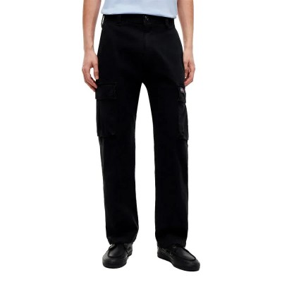 дънки,мъжки,панталони,дамски,панталони,tommy,jeans,dm0dm22403,cargo,pants,black,(black)
