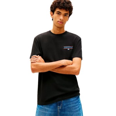 тениска,мъжки,тениски,дамски,тениски,tommy,jeans,dm0dm22541,short,sleeve,t,shirt,black,(black)