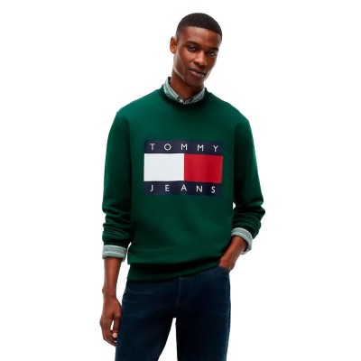 блуза,мъжки,пуловери,tommy,jeans,dm0dm22643,sweatshirt,green,(velvet,green)