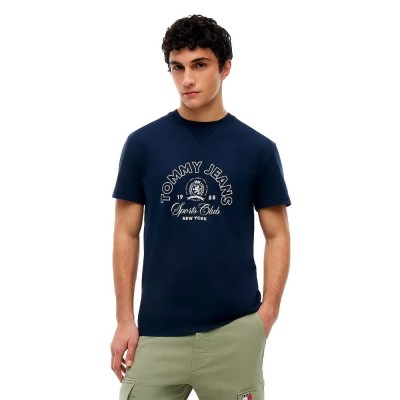тениска,мъжки,тениски,дамски,тениски,tommy,jeans,dm0dm23175,short,sleeve,t,shirt,blue,(dark,night,navy)