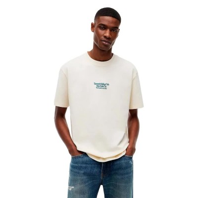 тениска,мъжки,тениски,дамски,тениски,tommy,jeans,dm0dm23184,short,sleeve,t,shirt,white,(calico)