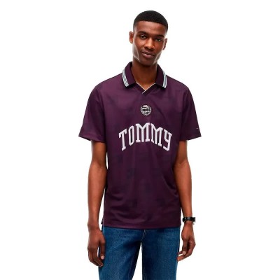 дънки,дамски,блузи,с,яка,мъжки,блузи,с,яка,tommy,jeans,dm0dm23532,polo,purple,(calypso,berry)