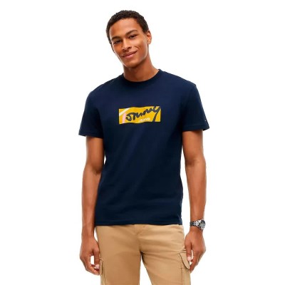 тениска,мъжки,тениски,дамски,тениски,tommy,jeans,dm0dm23547,short,sleeve,t,shirt,blue,(dark,blue)