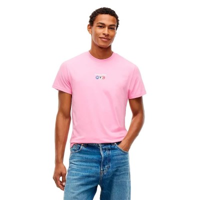 тениска,мъжки,тениски,дамски,тениски,tommy,jeans,dm0dm23545,short,sleeve,t,shirt,pink,(rose,tea)