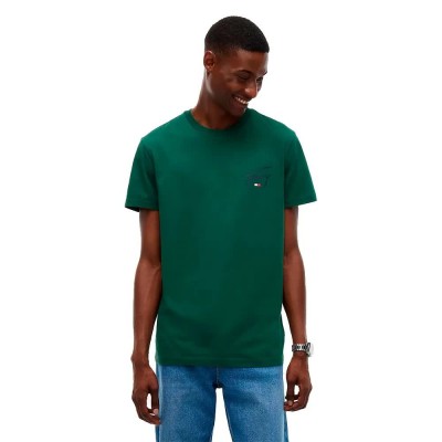 тениска,мъжки,тениски,дамски,тениски,tommy,jeans,dm0dm23550,long,sleeve,t,shirt,green,(velvet,green)