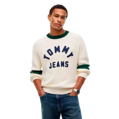 блуза,мъжки,пуловери,дамски,пуловери,tommy,jeans,dm0dm23567,sweater,beige,(cream)