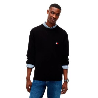блуза,мъжки,пуловери,дамски,пуловери,tommy,jeans,dm0dm23572,sweater,black,(black)