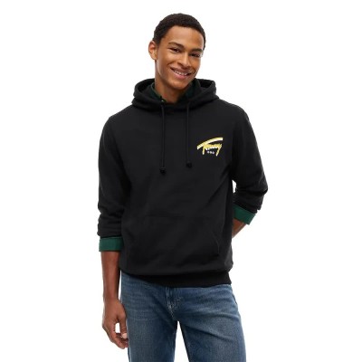 суичър,мъжки,пуловери,tommy,jeans,dm0dm23583,hoodie,black,(black)