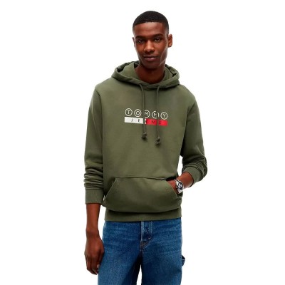суичър,мъжки,пуловери,tommy,jeans,dm0dm23718,hoodie,green,(rocky,mountain)