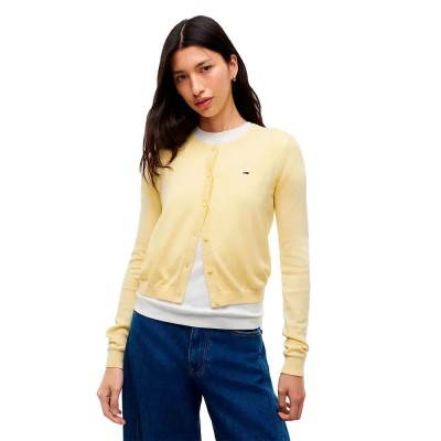 жилетка,мъжки,пуловери,дамски,пуловери,tommy,jeans,dw0dw20976,cardigan,yellow,(day,lily)
