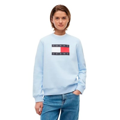 блуза,дамски,блузи,tommy,jeans,dw0dw22564,sweatshirt,blue,(kingly,blue)