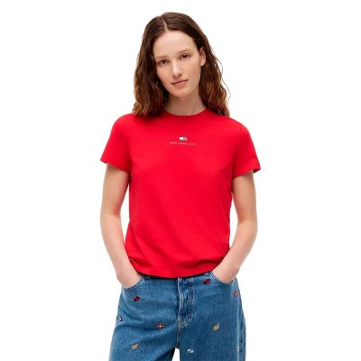 тениска,мъжки,тениски,дамски,тениски,tommy,jeans,dw0dw22789,short,sleeve,t,shirt,red,(amaryllis,red)