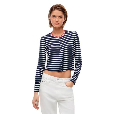 тениска,мъжки,тениски,дамски,тениски,tommy,jeans,dw0dw22805,long,sleeve,t,shirt,blue,(navy,stripe)