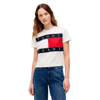 тениска,мъжки,тениски,дамски,тениски,tommy,jeans,dw0dw22818,short,sleeve,t,shirt,white,(ancient,white)